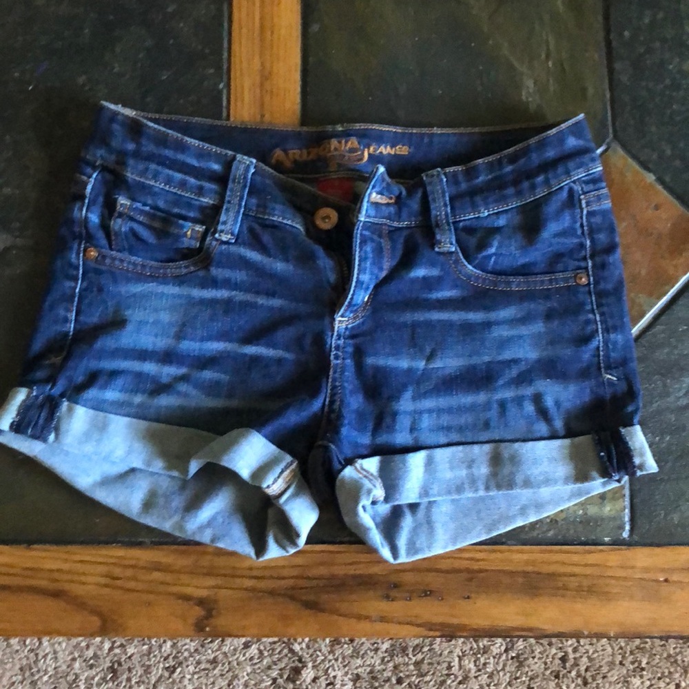 Az jeans cuffed shorts